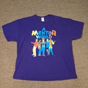 Gildan Mercer University Minority Mentor Program Graphic Print T-Shirt Men L